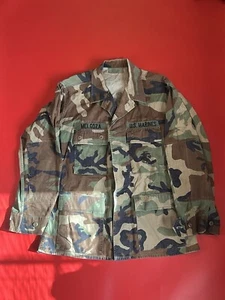 Vintage US Marine Camo Jacket Medium With Both Patches “Melgoza” - Picture 1 of 7