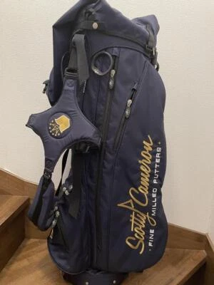 Scotty Cameron 2009 lightweight Stand bag Navy/Gold rare Used ship from Japan - Image 1 of 4