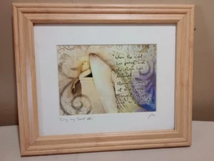 Cry My Soul III Wooden Framed Poem, Signed By Author JMA - Picture 1 of 4