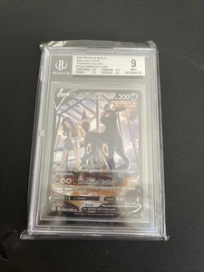 Umbreon V TG22/TG30 Swsh09: Brilliant Stars Trainer Gallery Holo Beckett Mint 9 - Picture 1 of 2