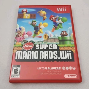 New Super Mario Bros Wii (Nintendo Wii) CIB gioco completo testato - Foto 1 di 15