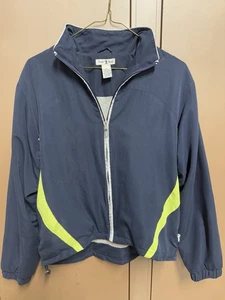 Duck Head Jacket Zip Up Navy W/Green Accents Size Small Women’s - Picture 1 of 4