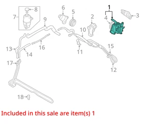 Power Steering Pump Coupe Fits 03-05 SEBRING 656803 - Picture 1 of 2