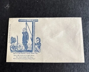 USA Bürgerkrieg unbespostter Umschlag mit Gütesiegel Jeff Davis hängend - Bild 1 von 2