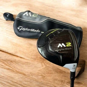 TaylorMade M2 3 Wood 15 Stiff 65 Golf Club Graphite Right Hand Headcover - Picture 1 of 16