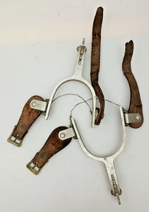 Espuelas de montar de vaquero rústicas vintage - coleccionables occidentales - Imagen 1 de 3