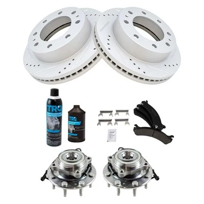 For Chevy Silverado 1500 HD Classic 07 Brake Kit Performance Ceramic Front Brake - Image 1 of 4