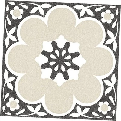  12-in by 12-in Black Daphne Vinyl Peel & Stick Floor Tiles (10 Tiles), (10  - Image 1 of 4