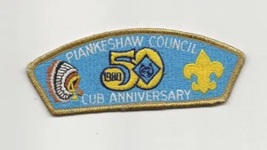 PIANKESHAW COUNCIL CSP " 50th CUB ANNIVERSARY " - Boy Scouts BSA A-121/B-49 - Picture 1 of 2