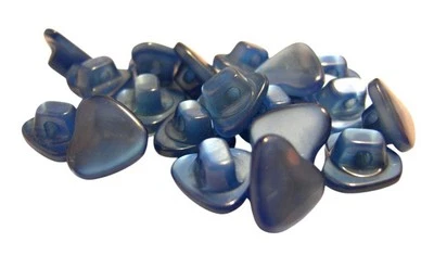 Heart Buttons2  Acrylic 10mm   pack of 20 - Image 1 of 4