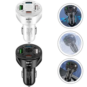 Chargeur Voiture Téléphone Portable 32W 4En1 USB PD avec Plusieurs Fonctionnal - Photo 1 sur 25