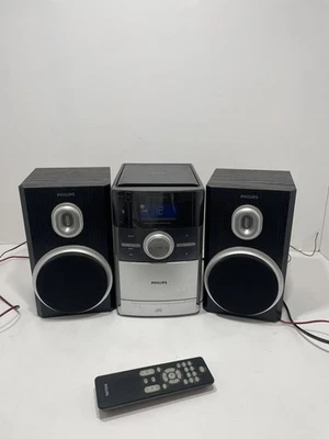 Phillips Micro System MC146/05 FM Radio/CD Player/ Aux remote tested working  - Image 1 of 4