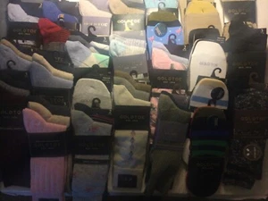 Gold Toe Men Dress Casual Socks Odor Control Designs New TagTan Pink Blue Black - Picture 1 of 14