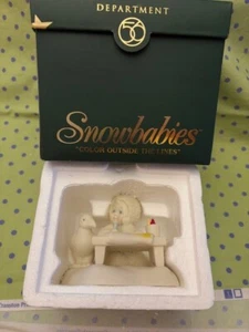 Dept 56 Snowbabies COLOR OUTSIDE THE LINES #69357 Figurine 2003 New Old Stock - Picture 1 of 5
