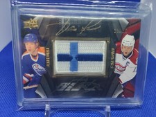 2009-10 UD Pride Of A Nation Duo Auto Koivu & Kurri / 25 Finland Patch 