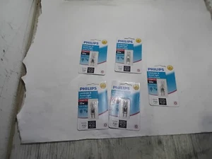 Lot Of 5 Philips Landscape and Accent 50-Watt T4 12-Volt Light Bulb (B9C) - Picture 1 of 6