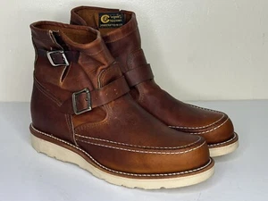 Bota Chippewa Original Elsmere 7 pulgadas con cuña sin usar, en caja, puntera tostada 10E 1901M08 NUEVA - Imagen 1 de 19
