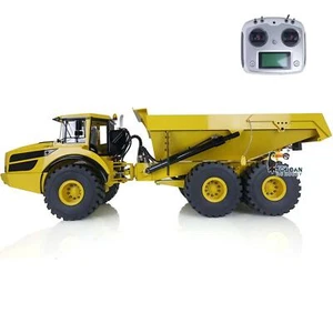 1:14 6WD Metall Hydraulisch RC Heben Knicklenker Dumper Motor ESC Sound Lichter - Bild 1 von 13