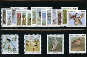 Bechuanaland 1997 QEII Botswana Birds set complete superb MNH. SG 852-869. - Picture 1 of 1