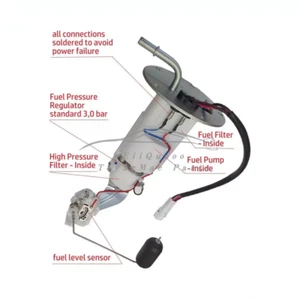 FUEL PUMP ASSEMBLY For SUZUKI 2007-2011 GSXR1000 GSX-R1000 15100-21H01 - Picture 1 of 10