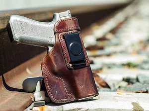 Springfield XD 4" Full Size | Full Grain Leather IWB Conceal Carry Holster - Picture 1 of 15