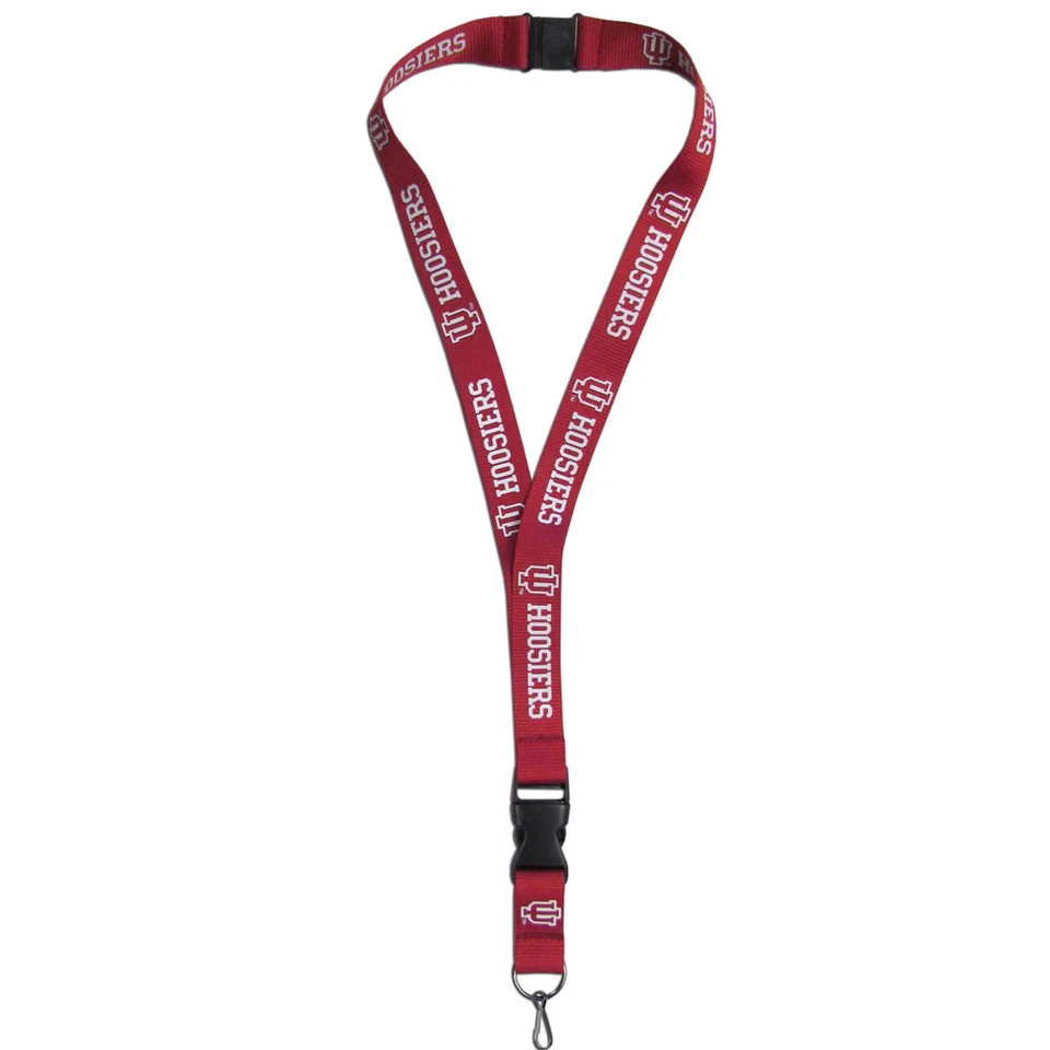 Indiana Hoosiers 21" Lanyard Key Chain with Safety Release NCAA Licensed - Image 1 of 1