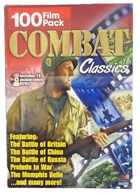 COMBAT CLASSICS DVD 16 DISK Box SET 2006 FREE SHIPPING Miltiary War Army Fightin - Image 1 of 3