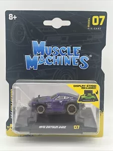 Muscle Machines Limited Edition 1972 Datsun 240Z Diecast W/ Stand #07 - Picture 1 of 5