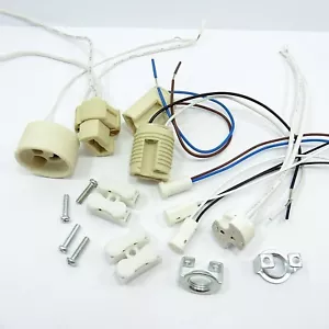 Lamp Holders GU10/MR16/G4/G9 Connector Socket Silicone Leads LED Bulb Base Light - Picture 1 of 8