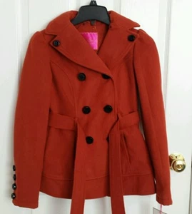 New Pink Envelope Peacoat, XS - Picture 1 of 4