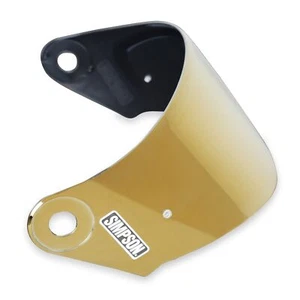 Simpson Motorcycle Helmet Replacement Shields For Night Or Low Light Conditions - Picture 1 of 6
