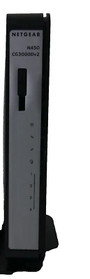 Netgear N450 Wireless Cable Modem Router (CG3000Dv2  PRE-OWNED NO BOX OR CORD  - Image 1 of 2
