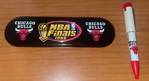 CHICAGO BULLS Pen NBA FINALS 1998 Jordan Basketball Collection Case - Picture 1 of 4