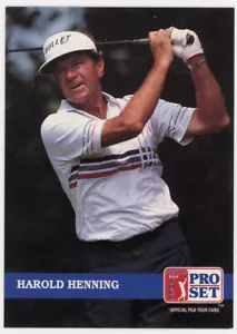 Harold Henning 1992 Pro Set #218 Golf PGA Tour Card - Picture 1 of 2