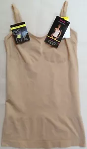 NUEVO CON ETIQUETAS TANQUE DE CONFORMACIÓN SIN COSTURAS MAIDENFORM DE CONTROL DE LUZ DESNUDO 12584 TALLA MEDIANA $29 - Imagen 1 de 2