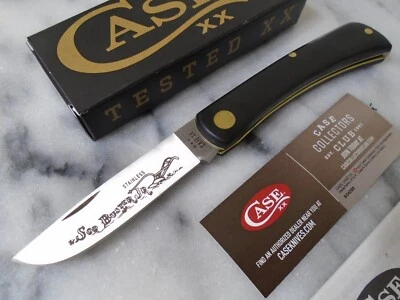 Case XX USA Sod Buster Jr Pocket Knife 2137SS 00095 6.50" Open Black Folder New