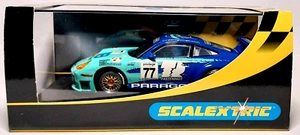 SCALEXTRIC PORSCHE 911 GT3R PARAGON No 77 C2274 NEW - Picture 1 of 5