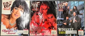 WWF Magazines - August 1999, Feb 2000, August 2000 - all with posters - Picture 1 of 1