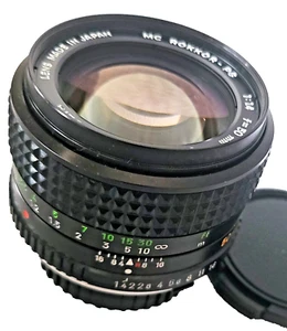 MINOLTA MC ROKKOR-PG Objektiv 50 mm f/1,4 sehr guter Zustand + Nr. 3056720 - Bild 1 von 7