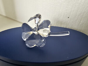 SWAROVSKI CRYSTAL 'FOUR LEAF CLOVER' UNBOXED FREE UK POST ONLY WITH BUY IT NOW