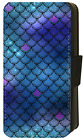 MERMAID SCALES iPhone FISH Flip/Wallet Phone Case 5 - 14 Plus Pro Max