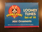 Vintage Looney Tunes 1999 Mini Ornaments 1” Set of 18 Compete Set New Never Used