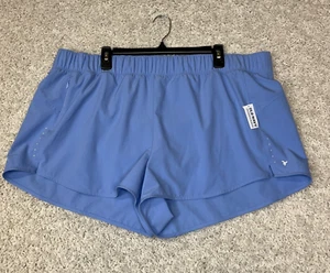 Old Navy Active Shorts Womens 2X Blue Quick Dry Running Workout Elastic Waist - Picture 1 of 8