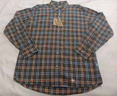 Camisa Abotonada Bills Khakis XL Cuadros Nueva con Etiquetas EE. UU. Foto 1 de 4