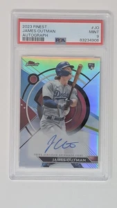2023 Topps Finest - Finest Autographs James Outman #FA-JO (AU, RC) PSA 9 - Picture 1 of 2