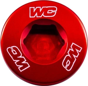 Works Connection Engine Plugs - Red Motorcycle ATV/UTV Dirt Bike 24-451 66-24451 - Picture 1 of 4