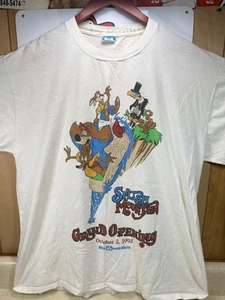 Disney Splash Mountain 2XL Vintage T Shirt 1992 Grand Opening Shirt RARE - Picture 1 of 12