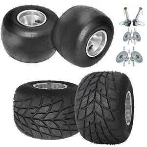 5" Go kart 11X7.10-5 10X4.50-5 Wheels Rim Tire 3 Stud Knuckle Hub Racing Drift - Picture 1 of 36