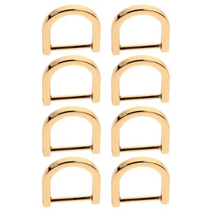 8 piezas Anillos de fijación para mochila Anillos en D, hebillas deslizantes Correa para bolsa - Imagen 1 de 12