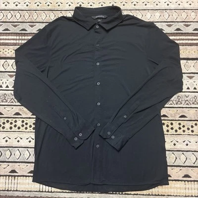 Mercer Mettle Shirt Size Large Black Button Up Long Sleeve Casual Preppy - Image 1 of 3